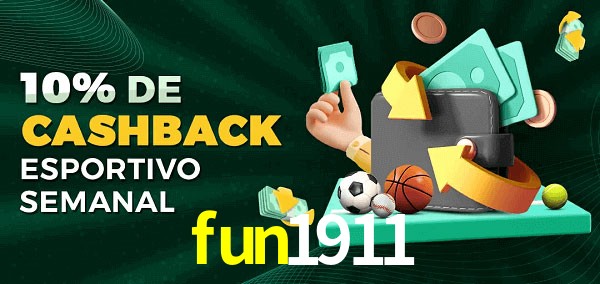 10% de bônus de cashback na fun1911